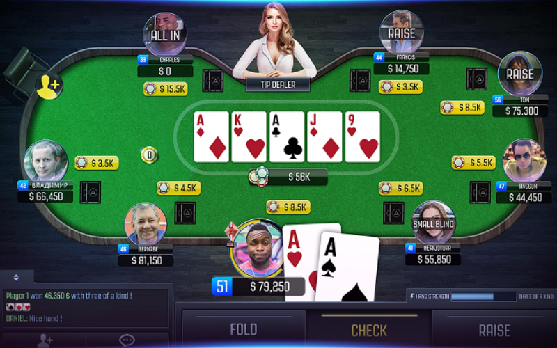 Trình tự hoàn chỉnh của một ván Poker W9bet online
